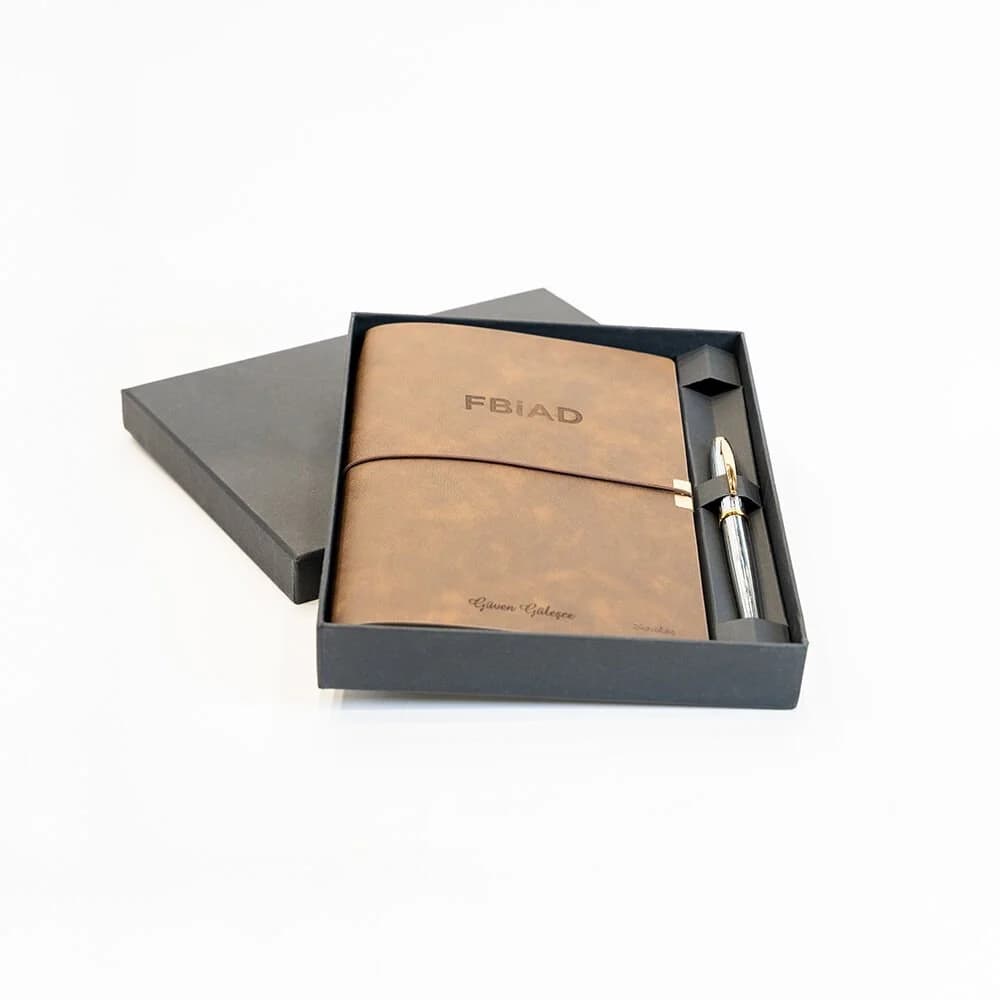 FBİAD Premium Defter ve Scrikss Gold Kalem Seti
